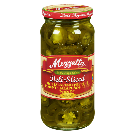 Merzzetta Jalapeños piquants Mezzetta 375 ml, 1,46 $/100ml