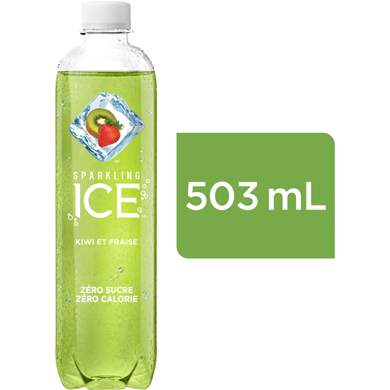 Sparkling Ice Eau gazéifiée Kiwi et Fraise 503 ml, 0,26 $/100ml