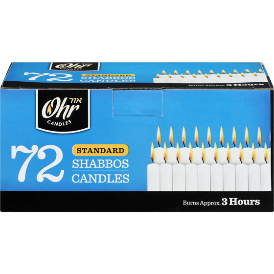 null Shabbos Candles Standard 500 g, $2.40/100g