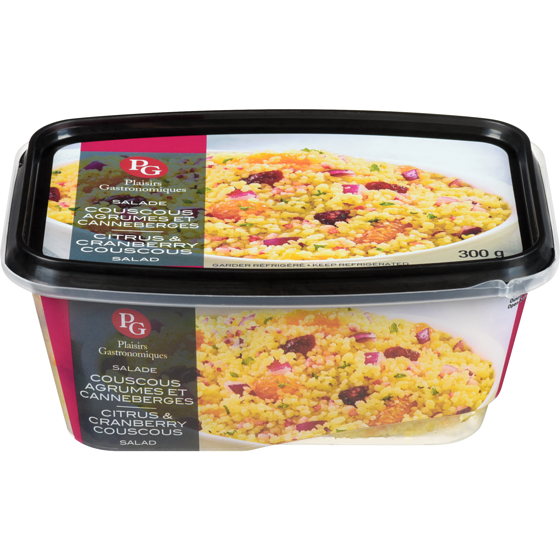 Plaisirs Gastronomiques Citrus & Cranberry couscous Salad 300 g, $2.26/100g