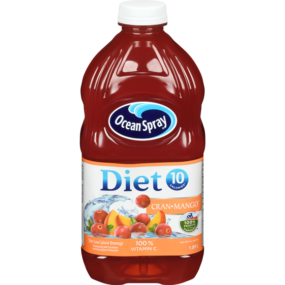 Ocean Spray Diet Cranberry Mango Cocktail 1.89 l, $0.24/100ml