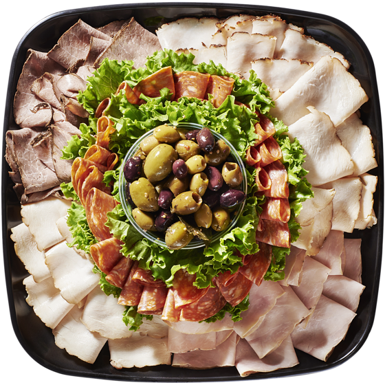 null 24hr Notice Required - Deluxe Sliced Meat Platter (Regular) 1.04 kg, $4.33/100g