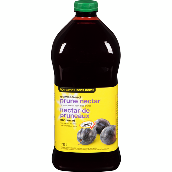 Sans Nom Nectar de pruneaux non sucré 1.36 l, 0,48 $/100ml