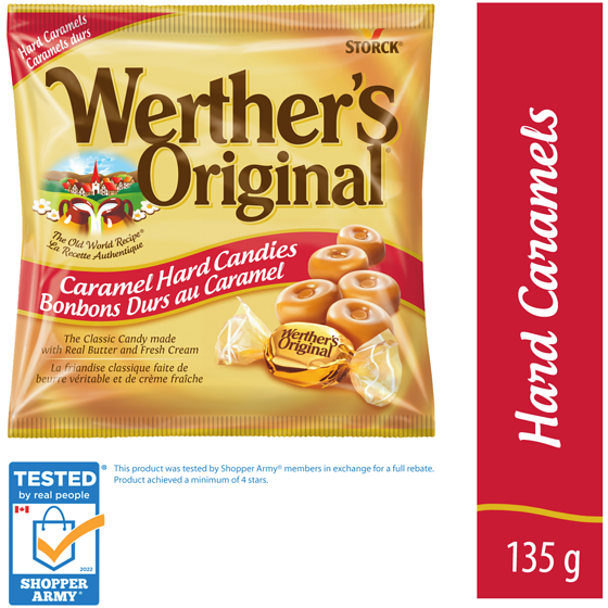 Werther's Original Caramel Hard Candy 135 g, $2.96/100g