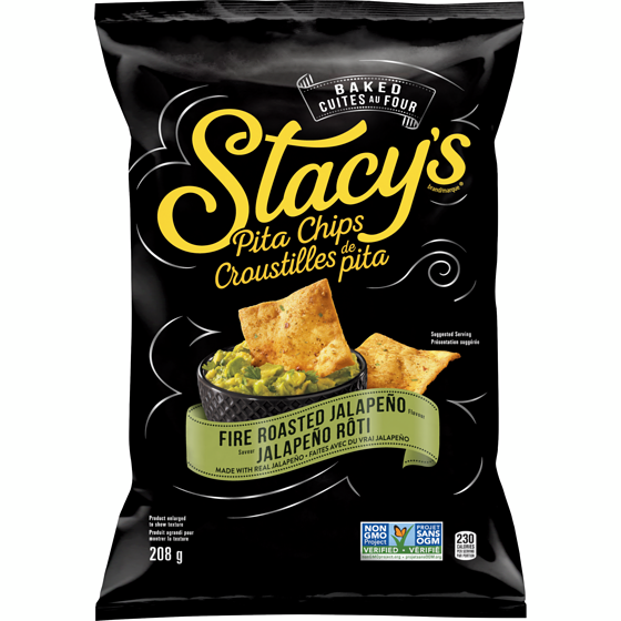 Stacy's Fire Roasted Jalapeño Flavour Pita Chips 208g 208 g, $2.40/100g