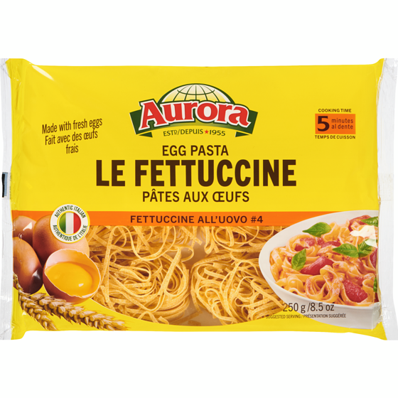 Aurora Egg Pasta, Fettuccine 250 g, $1.72/100g
