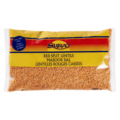 Suraj Lentilles rouges cassées 907 g, 0,36 $/100g