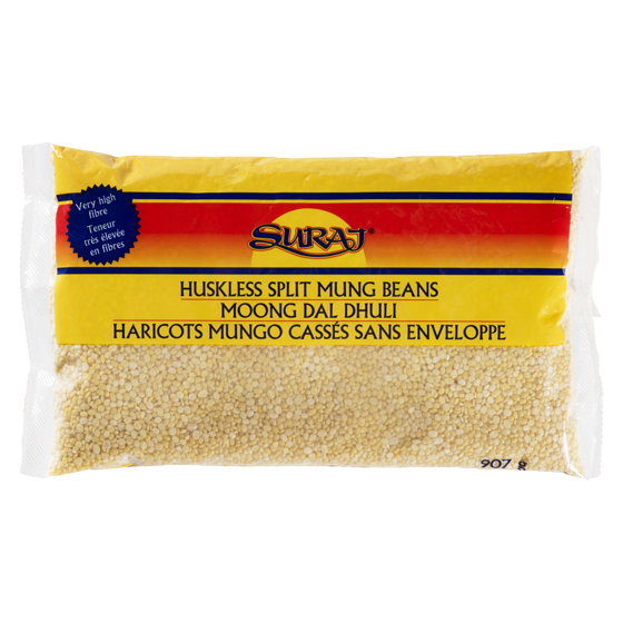Suraj Moong dal dhuli haricots mungo cassés sans enveloppe 907 g, 0,39 $/100g