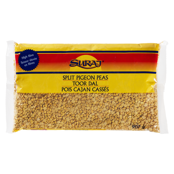 Suraj Lentilles Toor Dal sèches 907 g, 0,50 $/100g