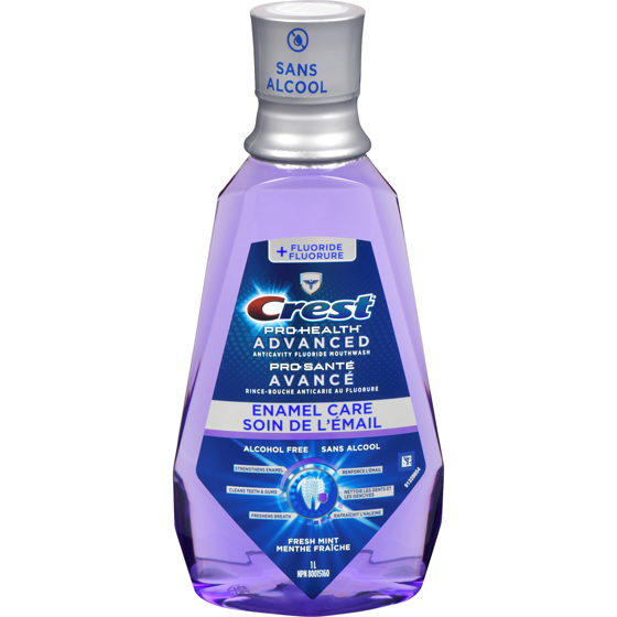 Crest Pro-sante Avance avec Soin de L'email - Rince-bouche 1 l, 1,15 $/100ml
