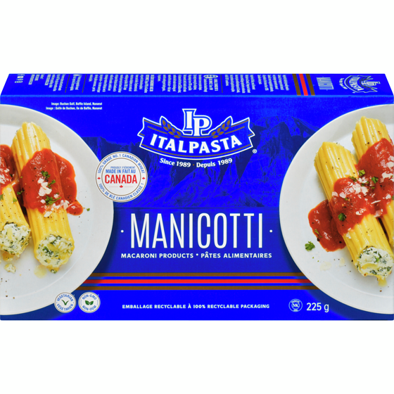 Italpasta Manicotti 225 g, $1.68/100g