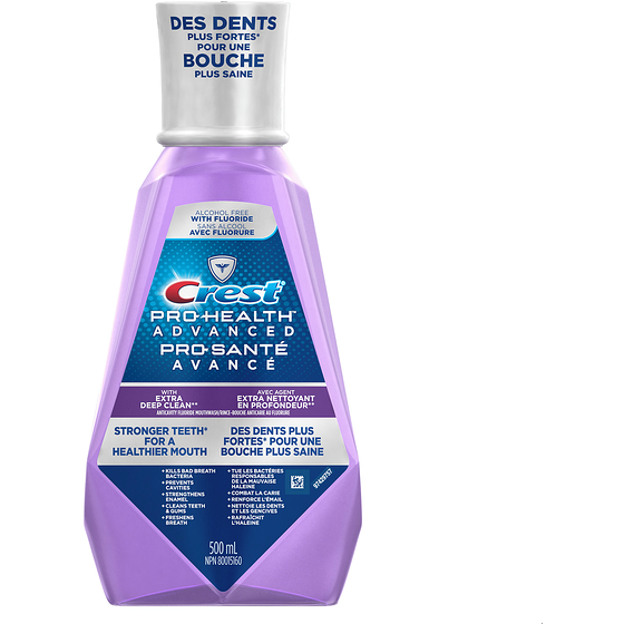 Crest Advanced, Extra Deep Clean Mouthwash 500 ml, $1.30/100ml