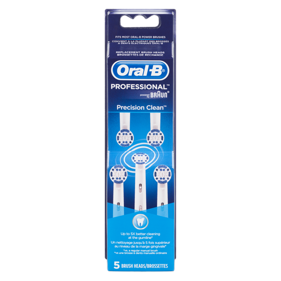 Oral-B Brossettes de rechange pour brosse à dents Professional Precision Clean 5 ea, 8,80 $/1ch
