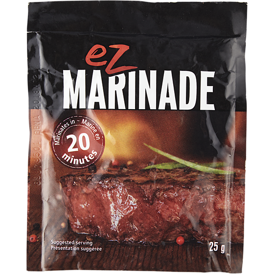 null EZ Marinade 25 g, $5.16/100g
