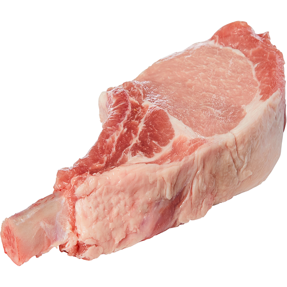 null Lethbridge Pork Loin Rib Chop Bone In $20.92/1kg $9.49/1lb