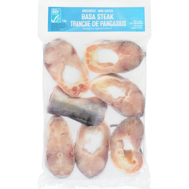 null Darnes de pangasius 1 kg, 1,00 $/100g