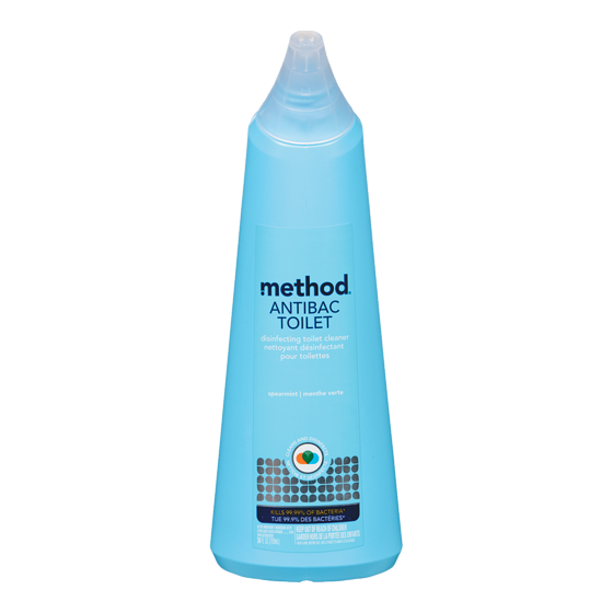 Method Nettoyant antibactérien pour toilettes, Menthe verte 709 ml, 0,92 $/100ml
