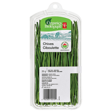 PC Organics Chives 20 g, $16.45/100g
