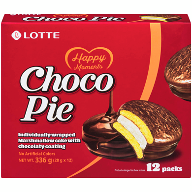 Lotte Choco Pie 336 g, $1.49/100g