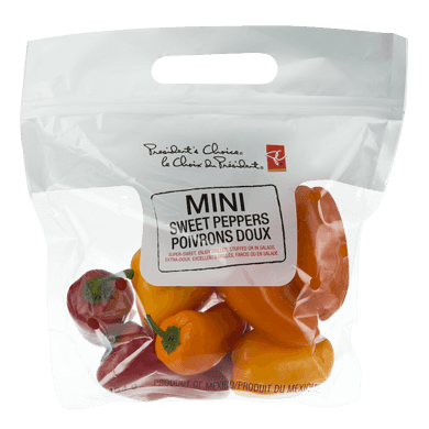 President's Choice Mini Sweet Peppers 454 g, $1.32/100g