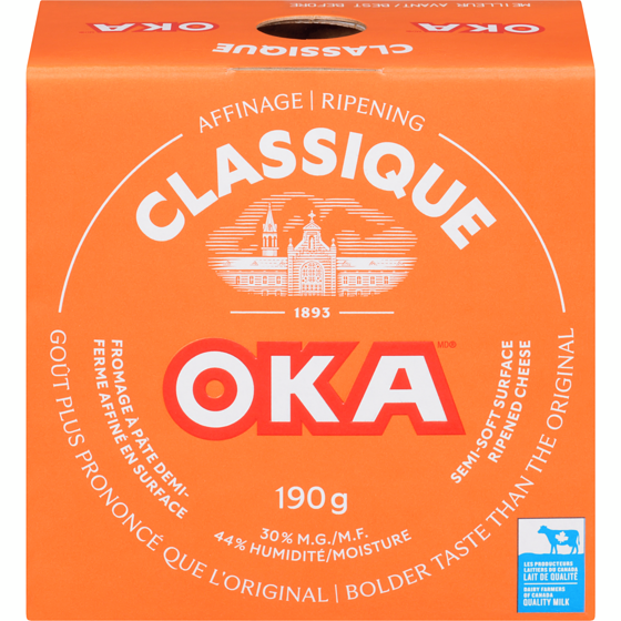 Oka Aged Cheese 190 g, $5.78/100g