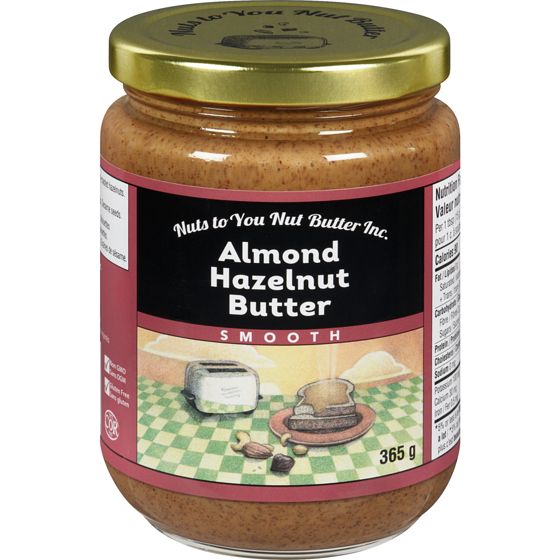Nuts to You Almond Hazelnut Butter 365 g, $3.56/100g