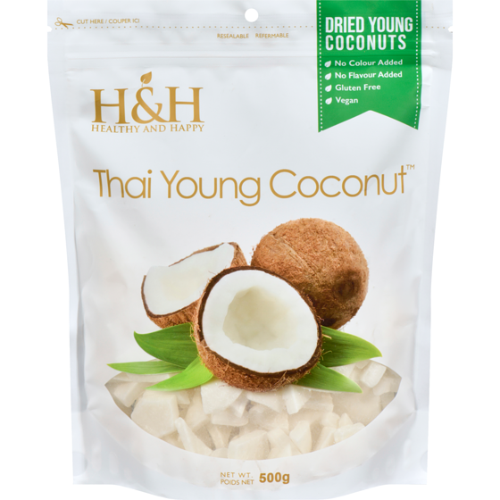 H and H Coconut 500 g, $2.00/100g