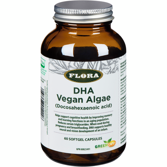 Flora DHA Vegetarian Algae 60 ea, $0.67/1ea