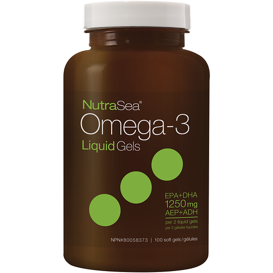NutraSea Omega 3 EPA and DHA Liquid Gels 100 count, Fresh Mint 100 ea, $0.43/1ea