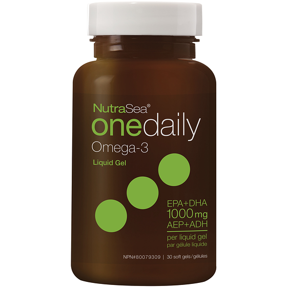 NutraSea Omega 3 EPA and DHA One Daily Liquid Gels 30 count, Fresh Mint 30 ea, $1.03/1ea