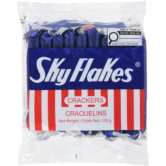 Skyflakes Crackers, Snack Pack 250 g, $1.12/100g