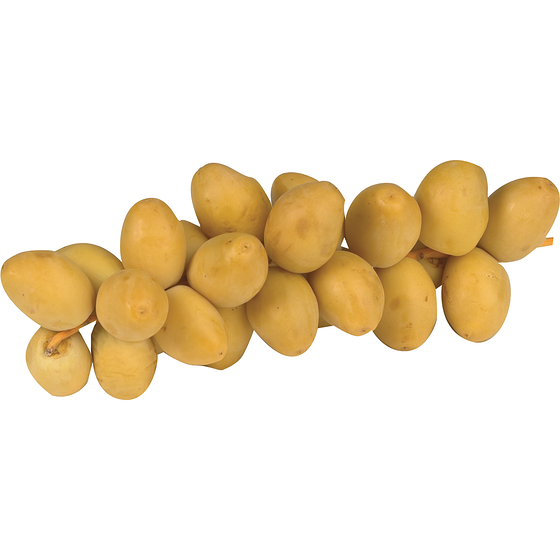 null Dattes jaunes fraîches 27,56 $/1kg 12,50 $/1lb