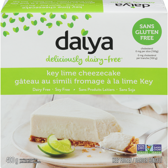 Daiya Dairy Free Gluten Free Key Lime Plant-Based Cheesecake Dessert 400 g, $2.50/100g