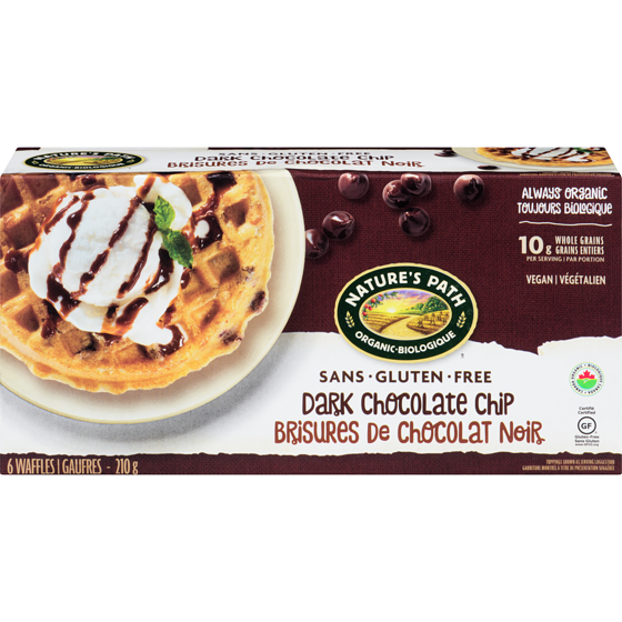 Nature's Path Gluten Free Chocolate Chip Waffle 210 g, $2.61/100g