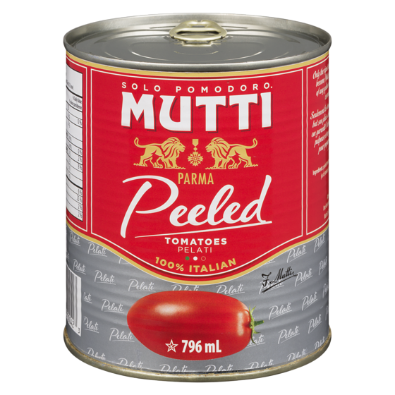 Mutti Peeled Tomatoes 796 g, $0.69/100g