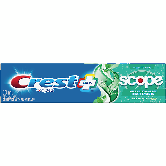 Crest Complete Dentifrice blanchissant + Scope 50 ml, 3,58 $/100ml