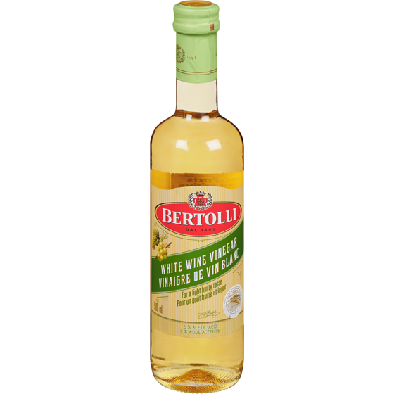 Bertolli Vinaigre de vin blanc 500 ml, 1,20 $/100ml