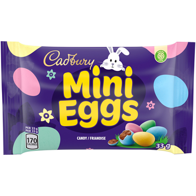 Cadbury Mini Eggs Candy for Easter, classic bite-size treat that brings joy 33 g, $4.52/100g