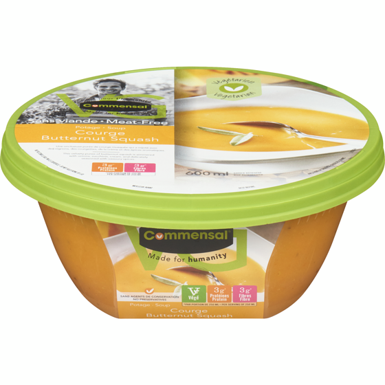 Commensal Butternut Squash Soup 600 ml, $1.25/100ml