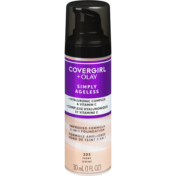 Cover Girl Simply Ageless 3-In-1 Foundation 205 Ivory 30 ml, $66.63/100ml