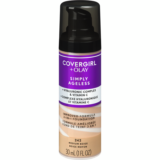 Cover Girl Simply Ageless 3-In-1 Foundation 242 Medium Beige 30 ml, $66.63/100ml