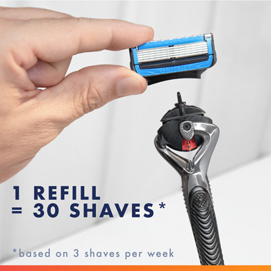 Gillette ProGlide Chill Razor Refills, 4 Razor Cartridges