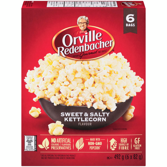 Orville Microwavable Popcorn, Sweet & Salty 492 g, $1.02/100g