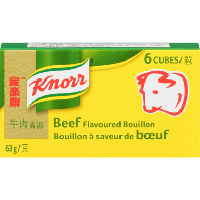 Knorr Cubes de bouillon de bœuf 63 g, 6,02 $/100g