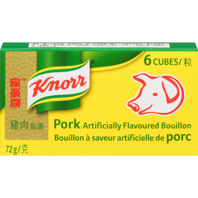 Knorr Cubes de bouillon de porc 72 g, 3,46 $/100g