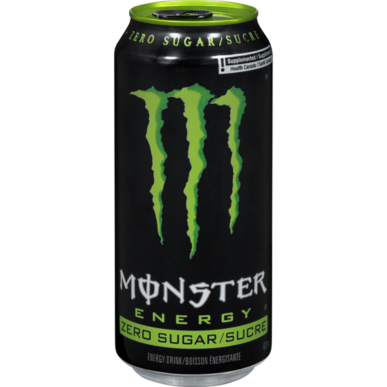 Monster Energy Zéro Sucre 473 ml, 0,63 $/100ml