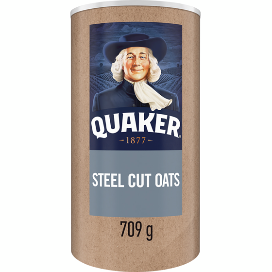 Quaker Quick Cook Steel Cut Oats 709 g, $0.61/100g