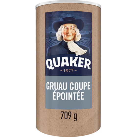 Quaker Gruau coupe épointée à cuisson rapide 709 g, 0,56 $/100g