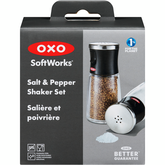 Oxo Ensemble salière et poivrière 1 ea, 22,00 $/1ch