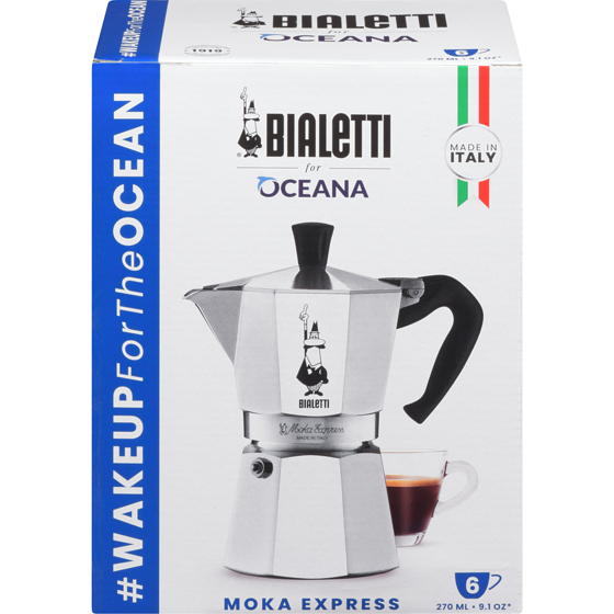 Bialetti Cafetière expresso pour cuisinière de 6 tasses Moka Express de Bialetti 6x1.0 ea, 7,33 $/1ch